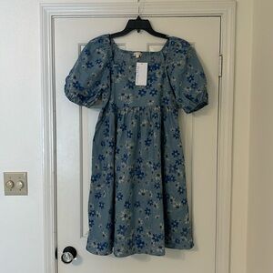 Blue Floral Dress